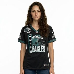 PHILADELPHIA EAGLES Upcycled Nike On Field NFL Jersey Women’s Size Large NEW